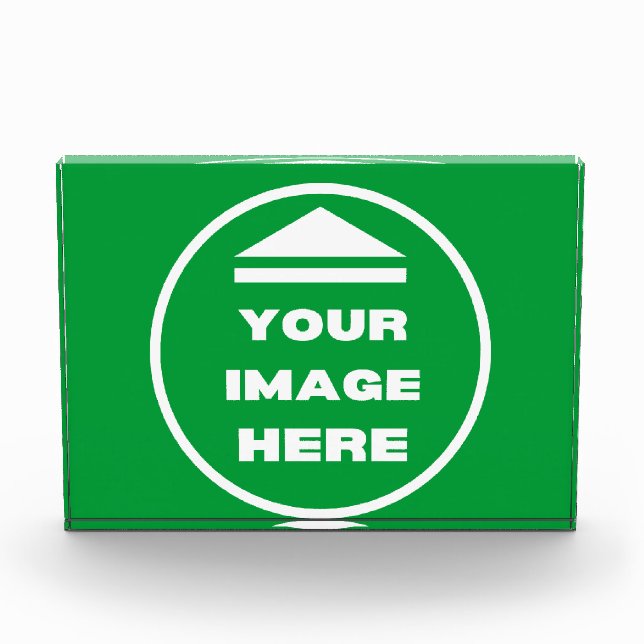 Photo Block - Personalised - Add Image / Text  (Front)