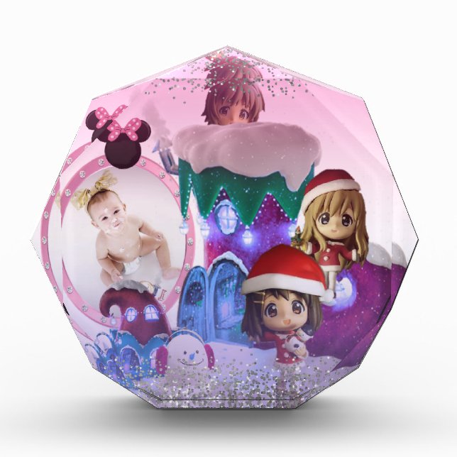 Photo Block to Customize with Dolls (Front)