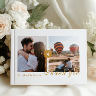  Photo Boarding Pass Cosmic Wedding  Guest Book