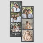 Photo Bookmark 6 Pictures Personalized 2-Sided