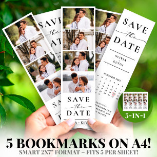 Photo Booth 2x7" Save the Date Wedding Strip