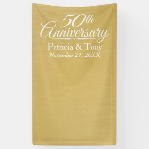 Photo Booth Backdrop - 50th Wedding Anniversary Banner