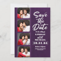 Photo Booth Bookmark Themed Fun Save the Date
