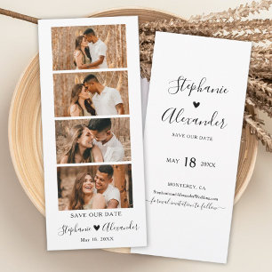 Photo Booth Bookmark Wedding Save the Date 