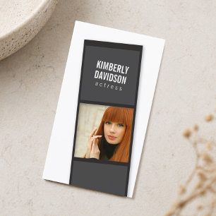 Photo Booth Film Strip for Actors, Models Business Card