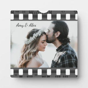 Photo booth film strip personalised photo template plaque