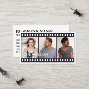 Photo Booth Film Strips Photography Calling Card