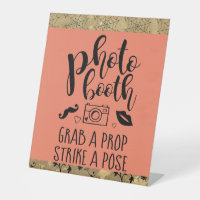 Photo Booth Grab a Prop Custom Halloween Wedding P
