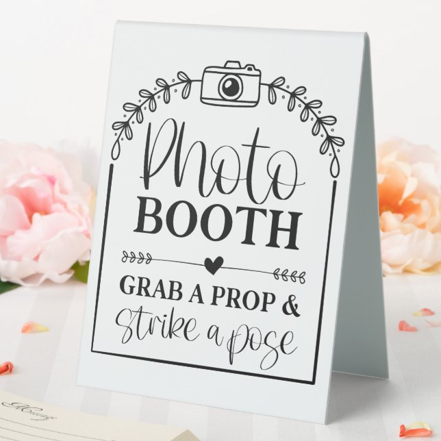 Photo Booth Grab A Prop & Strike A Pose (In SItu (Wedding))