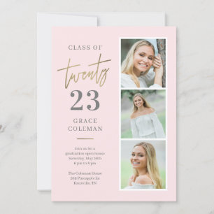 Photo Booth Graduation Announcement Invitation