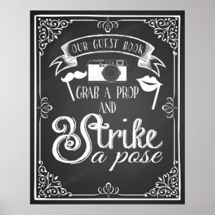 Photo Booth guest book wedding sign