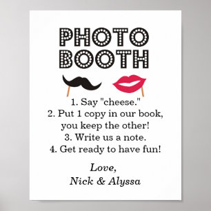 Photo Booth Wedding/Party Sign