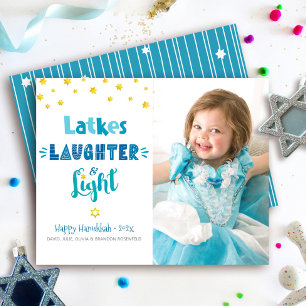 Photo Budget Hanukkah Latkes Laughter Light Card