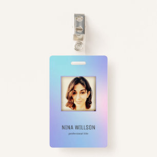 Photo Business ID Hologram ID Badge