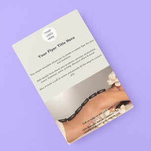 Photo Business Logo l Marketing Beauty salon Spa  Flyer