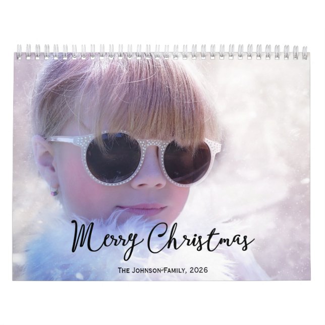 Photo Calendar 2026 Merry Christmas (Cover)