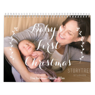 Photo Calendar Baby's First Christmas