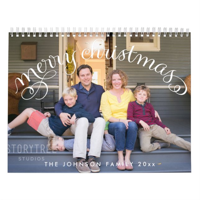 Photo Calendar Merry Christmas With Family (Cover)