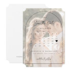 Photo Calendar Save The Date Wedding Arch Card