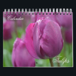 Photo Calendar Tulips<br><div class="desc">Calendar 12 months, 14 pages with different photos of tulips on each page. Floral calendar, monthly.</div>
