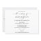 Photo & Calligraphy 3BF Mod Horizontal Wedding Inv