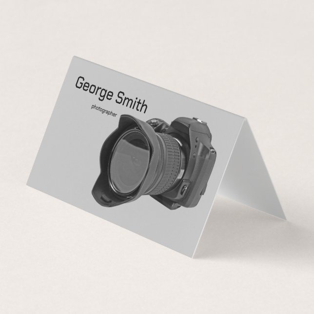 Photo camera business card (Front)