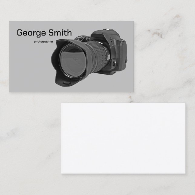 Photo camera business card (Front/Back)