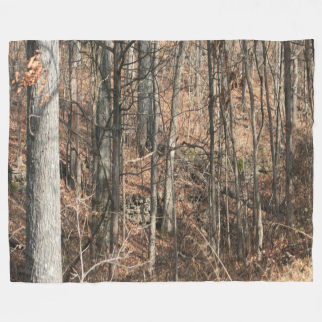 PHOTO CAMO #5 FLEECE BLANKET (Front (Horizontal))