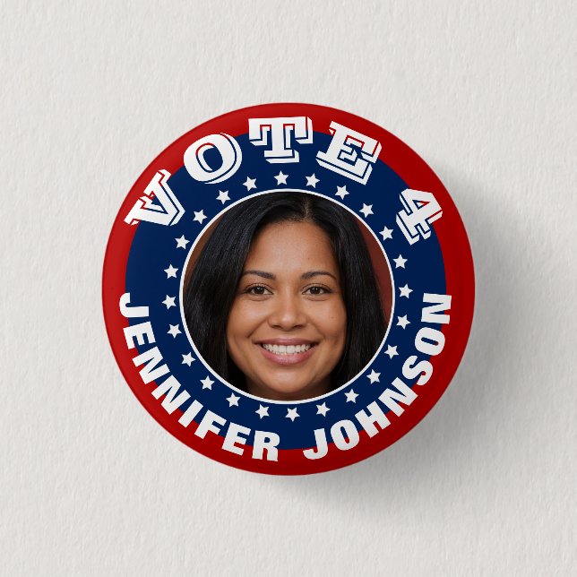 Photo Campaign Template Custom Button (Front)