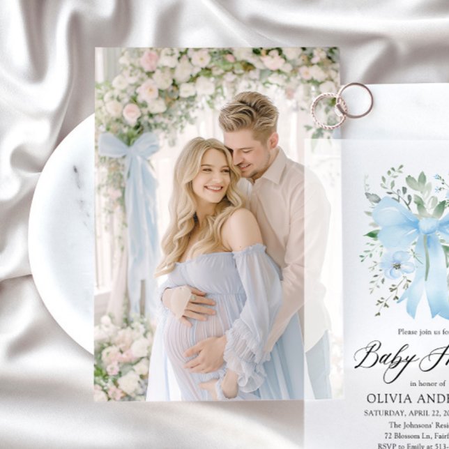 Photo Card for Vellum Baby Shower Invitation (Creator Uploaded)