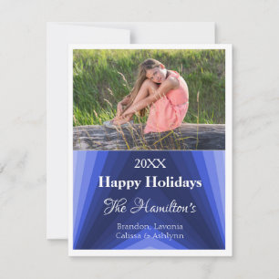 Photo Card in Blue - HAMbyWG
