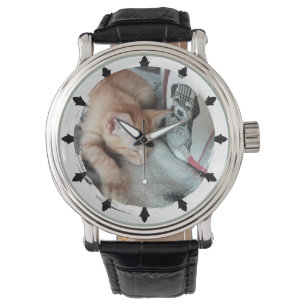 Photo. Cat, Round E- Watch