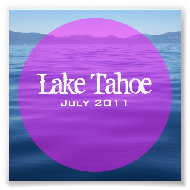 Photo CD Jewel Case Insert with Fuchsia Circle (Front)