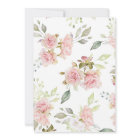 Photo Celebration of Life, Floral Funeral Invite