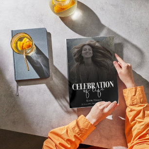 Photo Celebration of Life Funeral Program