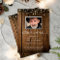 Photo Celebration of Life,Rusti Funeral Invitation