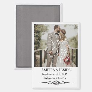 Photo Celtic Knot Wedding Save the Date Magnet