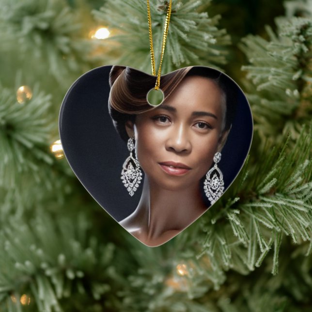 Photo Ceramic Ornament (Tree)