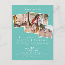 PHOTO Change the Date Plans Postponement ANY Event