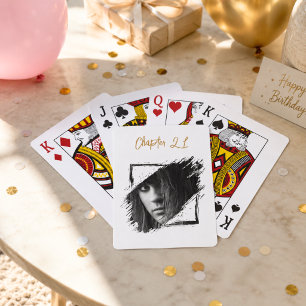 Photo Chapter 21 birthday Playing Cards