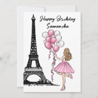 Photo Chic Eiffel Tower, Balloons Paris Birthday