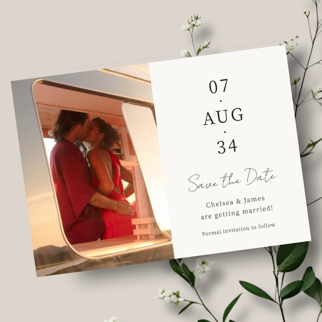 Photo | Chic Minimalist Wedding Save the Date (Creator Uploaded)