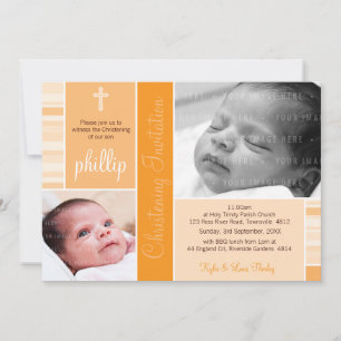 PHOTO CHRISTENING INVITES :: essence 8L