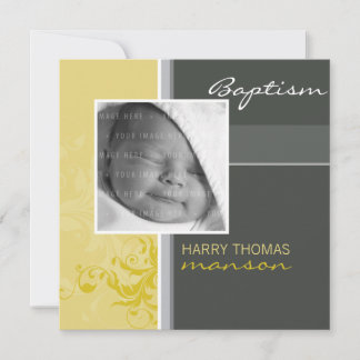 PHOTO CHRISTENING INVITES :: posh 1SQ