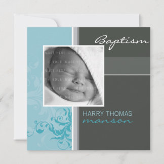 PHOTO CHRISTENING INVITES :: posh 5SQ