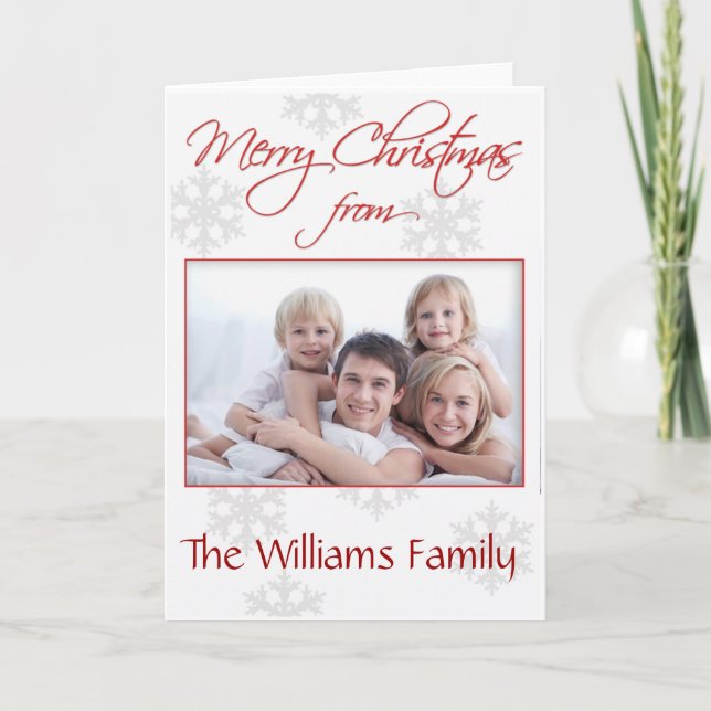 Photo Christmas Card (Front)