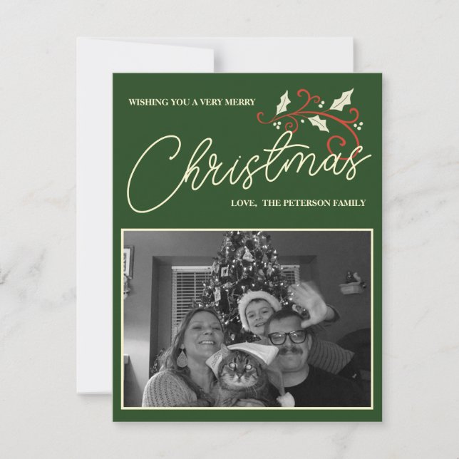  Photo Christmas Card (Front)