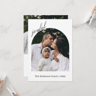 Photo Christmas Card | Modern Holiday Photo Card