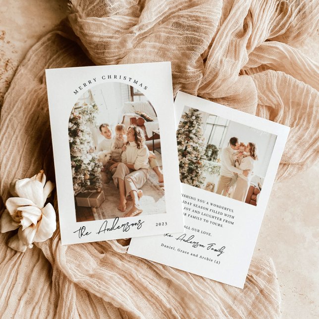 Photo Christmas Card | Modern Holiday Photo Card (Creator Uploaded)