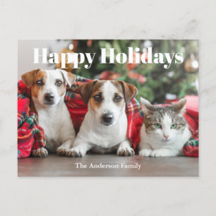 Photo Christmas Holiday Postcard